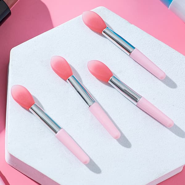 10 stk. silikone læbebørste makeup øjenbryn læbebørster kosmetisk makeupbørste