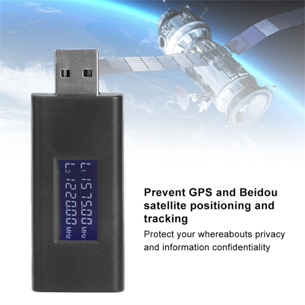 Praktisk Högeffekts Stöttålig Beidou GPS Anti-positionering USB-adapter för Bil