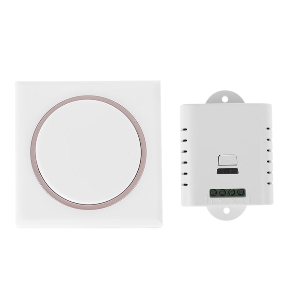 Tålig AC 85V-250V Bredspännings Enkelriktad Strömbrytare Trådlös Mottagarkontroller med Typ 86 Panel Fjärrkontroll