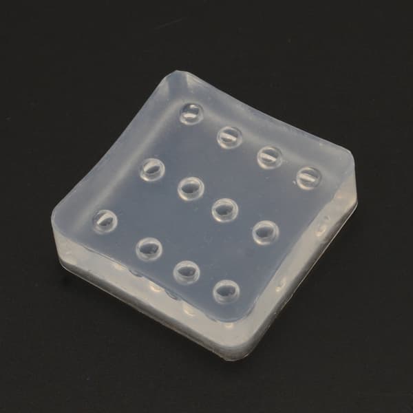 Silikoneforme til perler Runde perler Resinforme Mini Ovalt Vedhæng Epoxyform