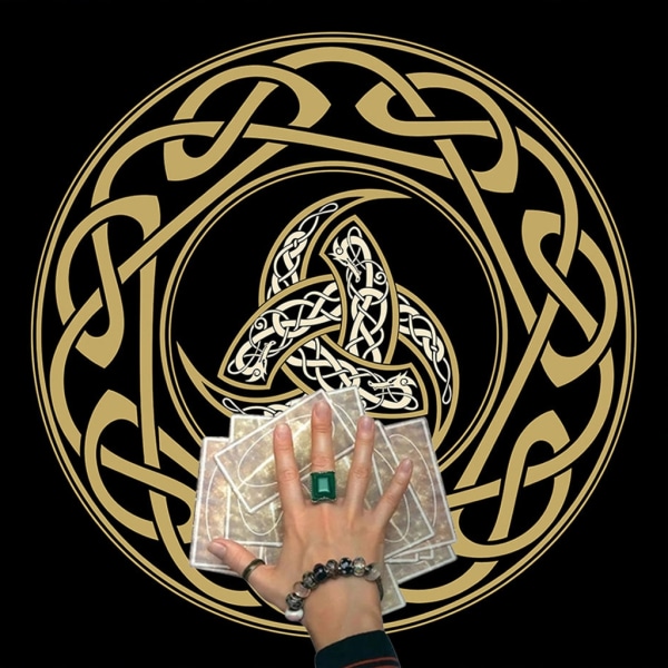 Tarotduk 50/60/75cm Alter Tarotduk Spådomskort Duk Firkantet Flanell Duk Borddekorasjoner