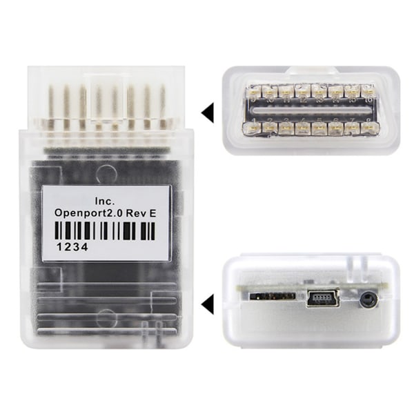 Auto Chip Tuning Verktyg Kabel OBD2 Scanner för Bilfelsökning Tactrix Openport2.0