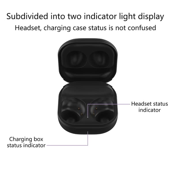 Erstatningsladeetui Laderdeksel for Galaxy Buds 2 Hodetelefoner
