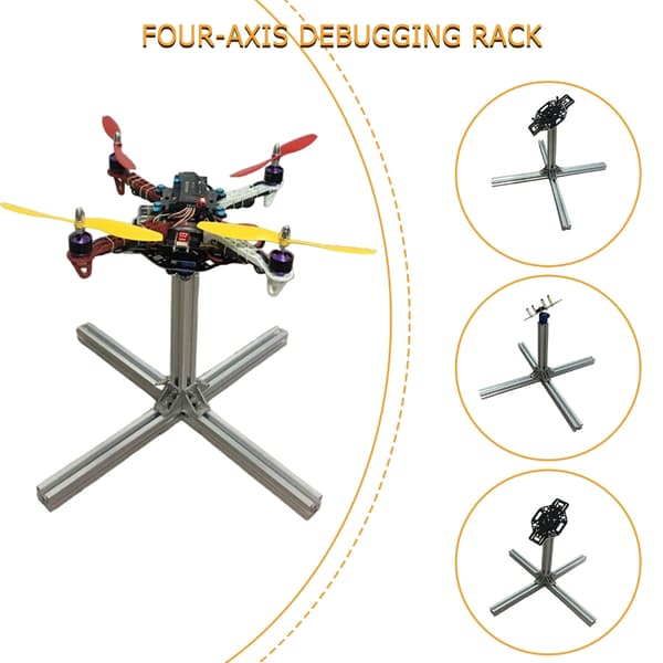 Quadcopter PID Tuning Stand Aluminiumkonstrueret Ramme til Cuadcopters