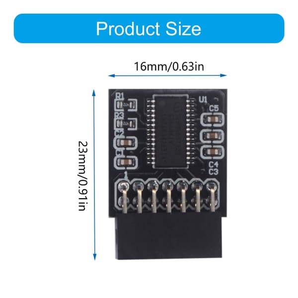 TPM2.0 Sikkerhedsmodul 14-benet LPC-interface til sikker databehandling