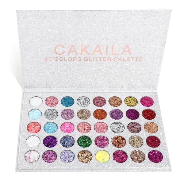 Professionell Ögonskuggspalett Present Glitter Ögonskuggspulver Hållbar
