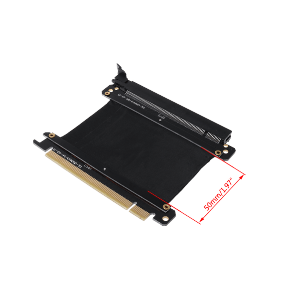 Höghastighets PC Grafikkort PCI för Express 3.0 16x Flexibel Anslutningskabel Riserkort Förlängningsport Adapter för GPU