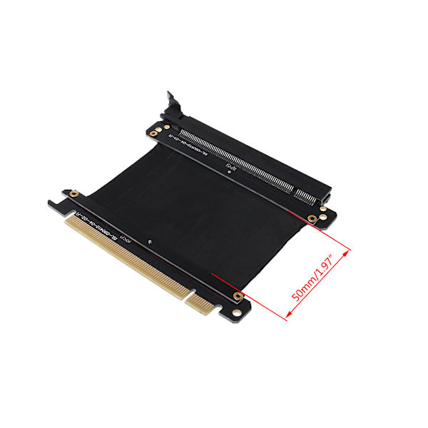 Nopea PC-näytönohjain PCI Express 3.0 16x joustava liitäntäkaapeli Riser-kortin jatkoliitinadapteri GPU:lle