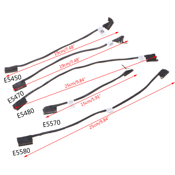 Bärbar dator Bärbar dator Reparation av delar Byte av batterikabellinje för Dell Latitude E5450 E5470 E5480 E5570 E5580 E5570 style