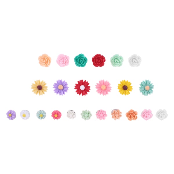 50st färgglada blommor häftstift Floret kartnålar Vägg Foto Office Dekorativa