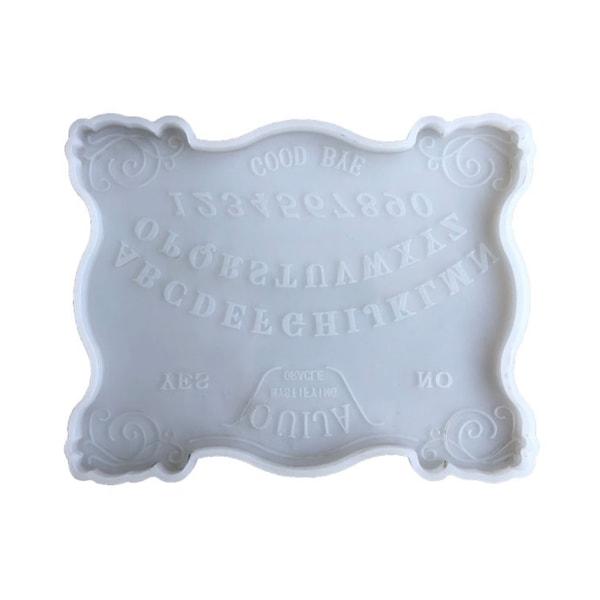Håndlaget Speil OUIJA Spillmatte UV Krystall Epoksy Resin Form Brett Støpeform