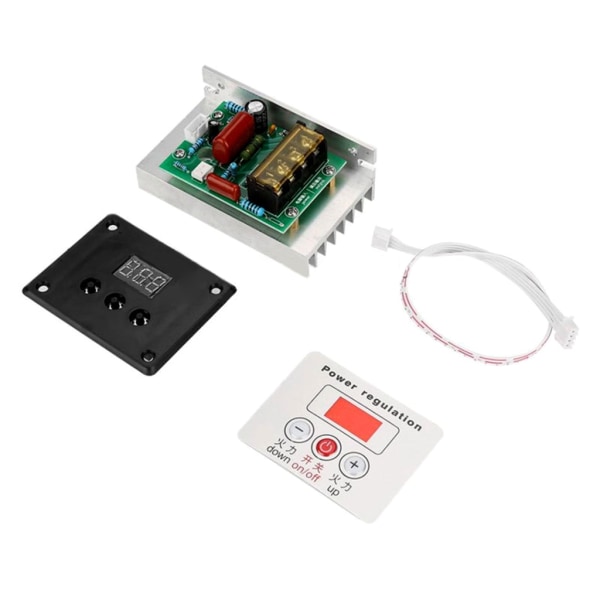 8000W hastighetsregulator Regulator SCR Digital spänningsregulator Hastighetskontroll Dimmer Termostat AC220V Enkel installation