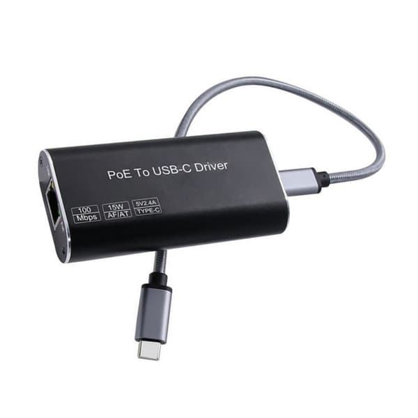 PoE til USB C Adapter til USB C Enhed Sikrer Pålidelig Strøm- og Dataforbindelse