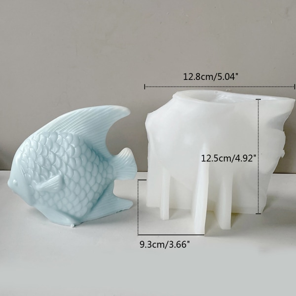 för Kreativ Tilapia Form Form DIY Kristall Epoxi Liten fisk Form Harts Form Hem Aromaterapi