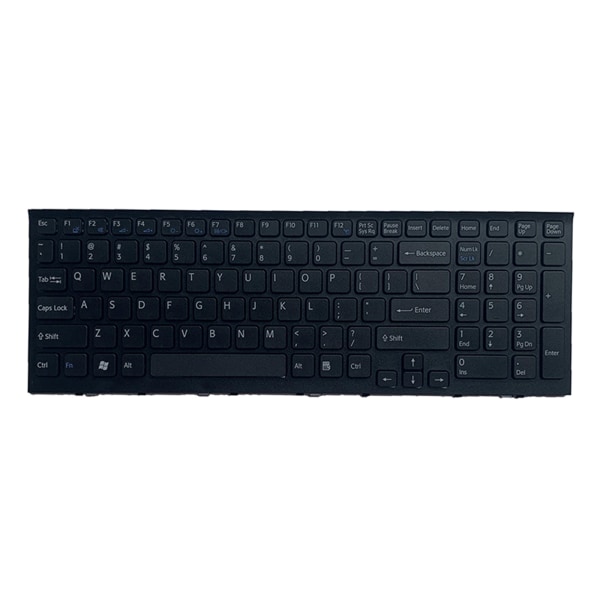 Nytt amerikanskt tangentbord för engelskt bärbar dator för SonyVPC-EH VPCEH bärbar datortangentbord Svart tangentbord med ram