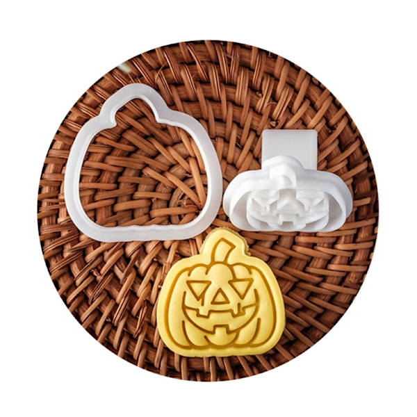 Halloween Kakeform Bakeformer Lett å Rengjøre for Hjemmefestarrangører Tegneserie Skummel Spøkelseshus Kjeksformer