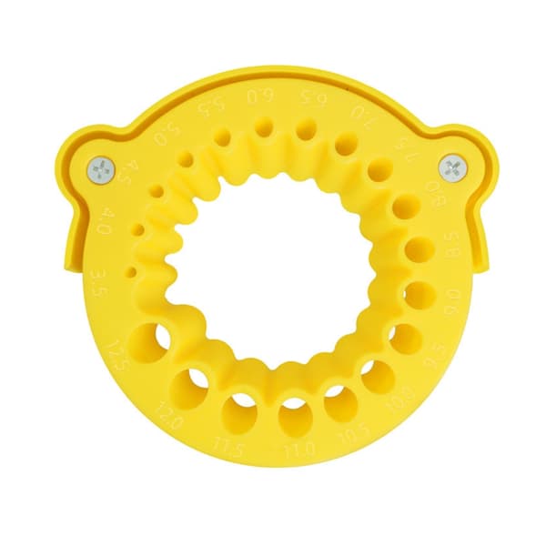 Vinkelslipermontert borbitsliper for flere størrelser bit 3,5 mm til 12,5 mm