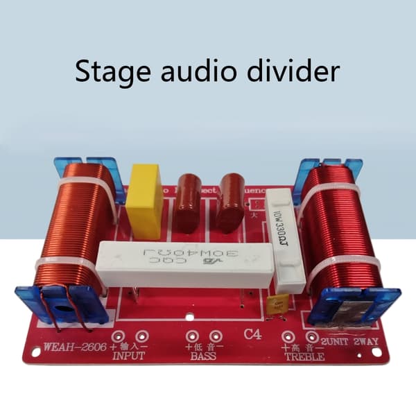 400W Højttaler Delefilter 2 Vejs Audio Diskant Bas Filter Frekvensdeler