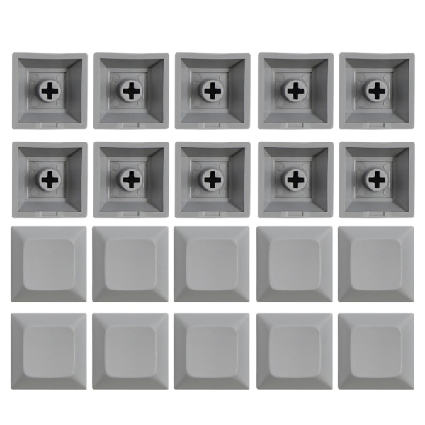DSA 1U Keycap Sett PBT Blank Keycaps DSA Profil 1U Høyde Keycap Sett For Gaming Mekanisk Tastatur 20STK