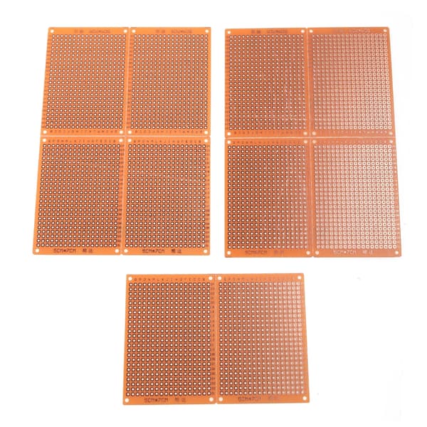 5/10/20 st Bakelit Kretskort DIY Prototyp Enkelsidig Koppar PCB-kort