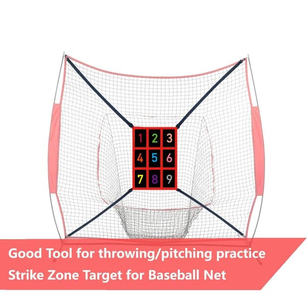 Baseball Træningsnet Baseball Strike Zone Net, Baseball Strike Zone Mål