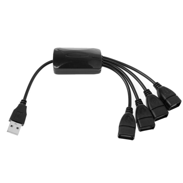 Nopea 4-porttinen USB 2.0 480Mbps Hub-jakaja kannettavalle tietokoneelle, yhdistää skannereihin, tulostimiin,