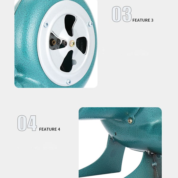 Multifunksjonell BBQ Blåser Vifte Ildblåser for Restauranter og Metallsmelting Multicolor 80W