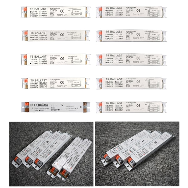 220-240V lysrör Elektronisk förkopplingsdon Lysrör Universal Lysrör Bredspänning Elektronisk 6