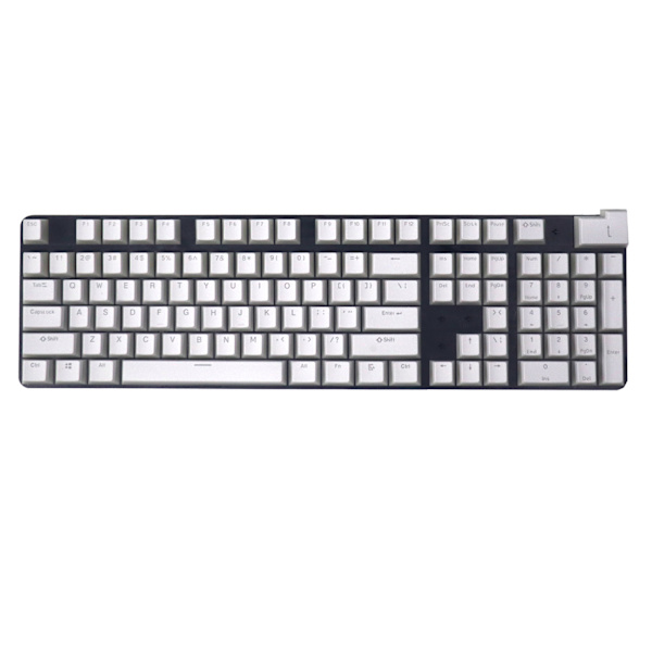 104 Taster Pudding Keycaps OEM Profil Dobbeltskudd ABS/PBT Bakbelyste Taster for Mekanisk Gaming Tastatur Cherry Mx Bryter