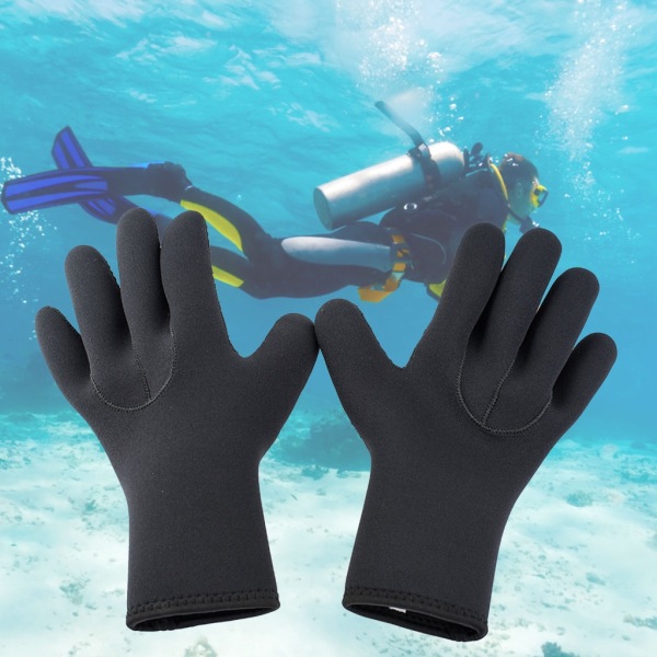 3 mm neopren dykhandskar håller värmen för snorkling Paddling Surfing Kajakpaddling Kanot Spearfishing Vattensporter M