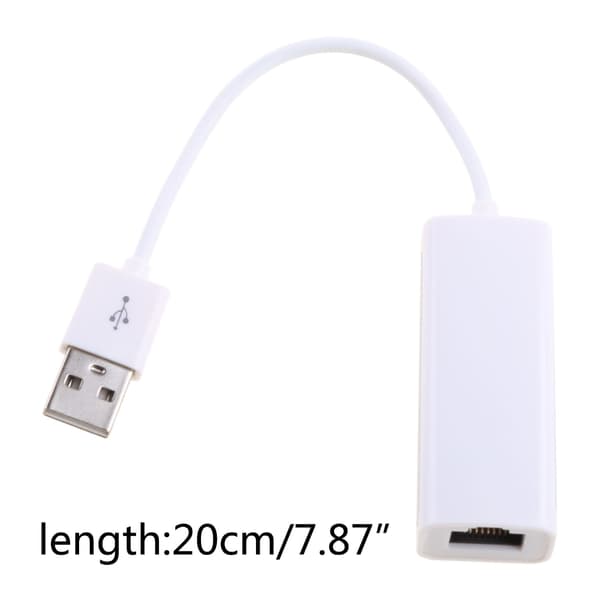USB 300M USB 2.0 til RJ45 Ethernet Adapter Kablet Netværk C