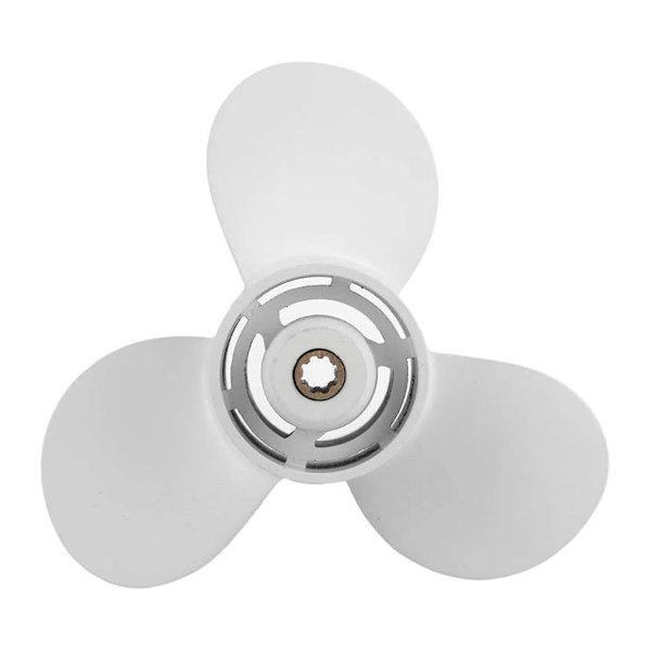 9 3/4inx6in Propel til 9.9HP-20HP påhængsmotorer, 3 blade, 8 Splines tand