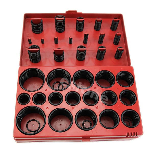 Bärbar 419st Assorted O Ring Gummitätning Sortiment Set Kit Garage VVS