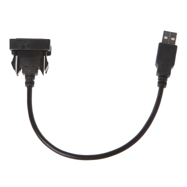 AUX USB Port Kabel 12-24V Ledning USB Ladeadapter for Vios/