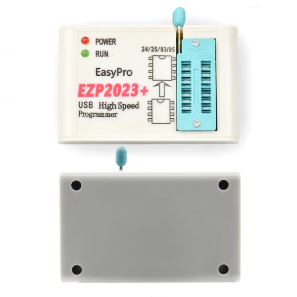 USB SPI-programmerare EZP2023 Höghastighets EZP 2023 100 % originalstöd 24 25 93 95 EEPROM 25 Flash BIOS Chip Upgrade With 7 adapters