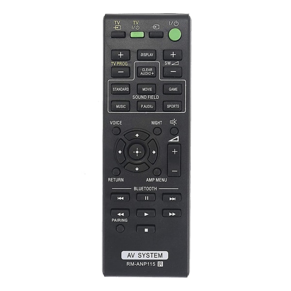 RM-ANP115 Ersatt Fjärrkontroll Passar Sony Soundbar HT-CT370 HT-CT770 SA-CT370 SA-CT770 SA-WCT370 SA-WCT770 RM-ANP114