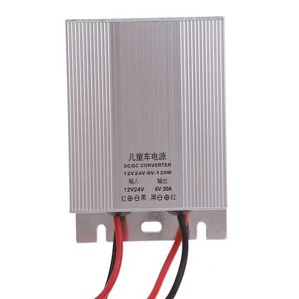 Power DC 12V/24V till DC 6V 10A,6V 15A,6V 20A 60W 90W 120W Vattentät Spänningskonverteringstransformator 15A