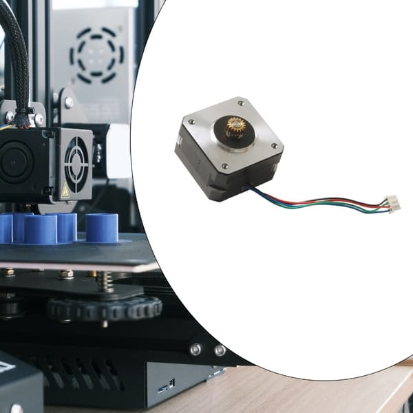 Ekstrudermotor for Neptune 3 Plus sirkulær stegmotor flat aksel