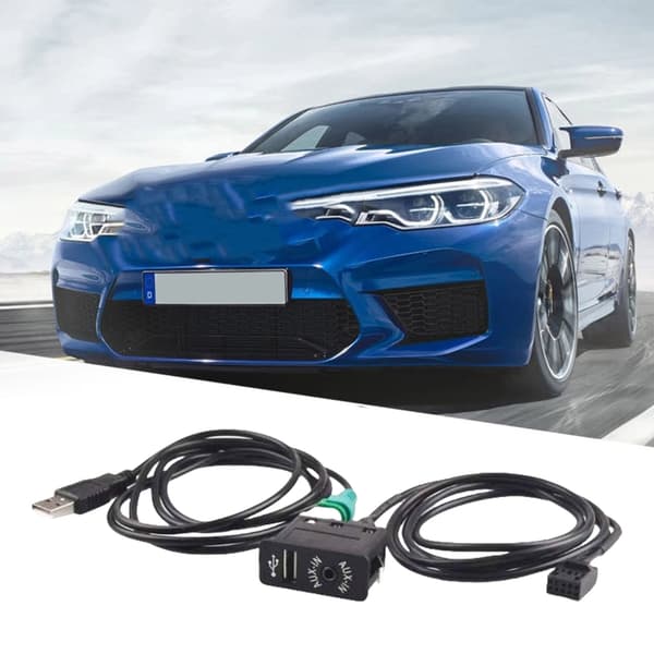 Adapteri E46 Autotarvikkeille AUX USB-kytkinliittimessä