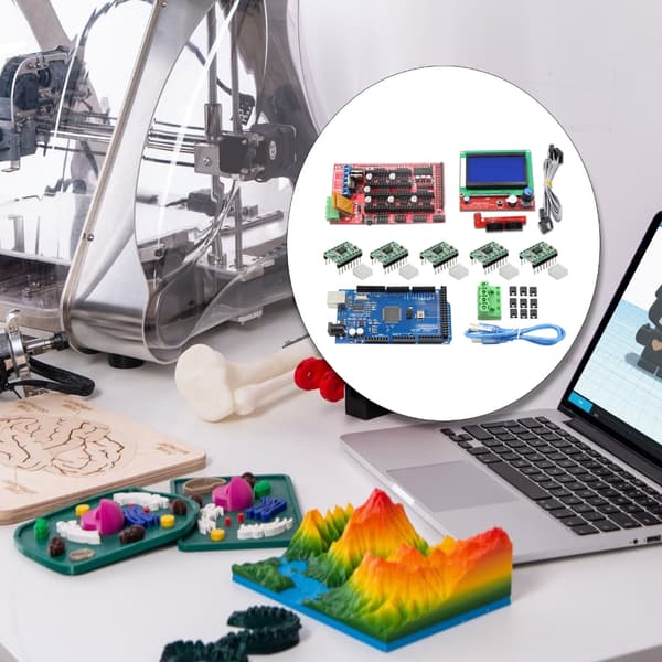 3D-printer Ramps 1.4 Mega2560R3 kontroller A4988 Stepper Driver 12864 LCD-sett