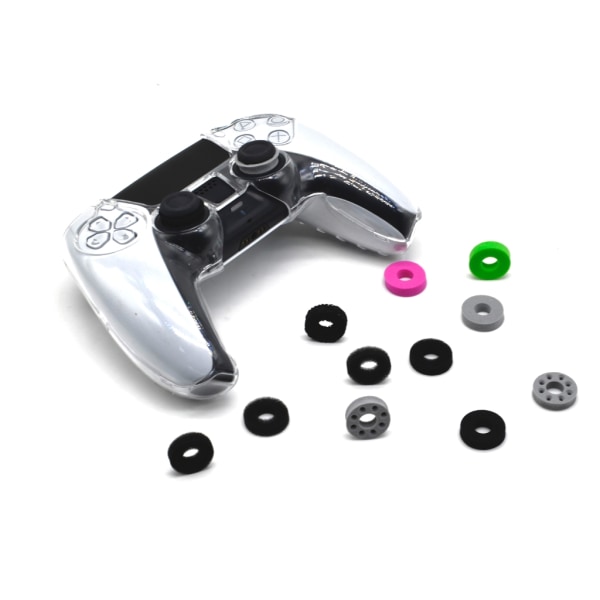 16 st Aim Assist Rings Motion Control Ringar för PS5-PS4 Switch PRO Game Controller Extra svampring Precisionsringar