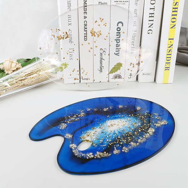 Epoxy Silikone Coasterforme til Fremstilling af Agatskiver Makeup Palet
