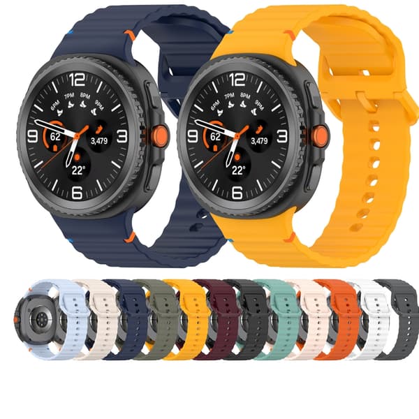 Modernt texturarmband i starkt silikon för Watch8 Starlight