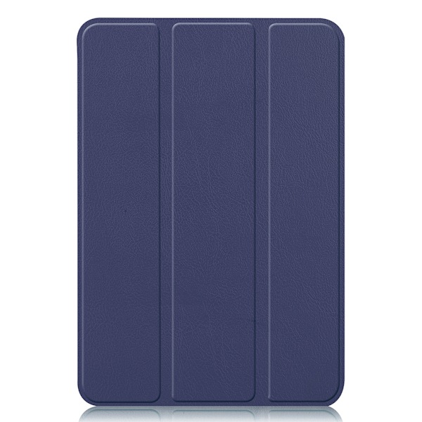 Helkroppsskydd för case Hårt PU-läder för Smart Trifold Solid Color Cover med automatisk väckning/sömn i min Navy Blue