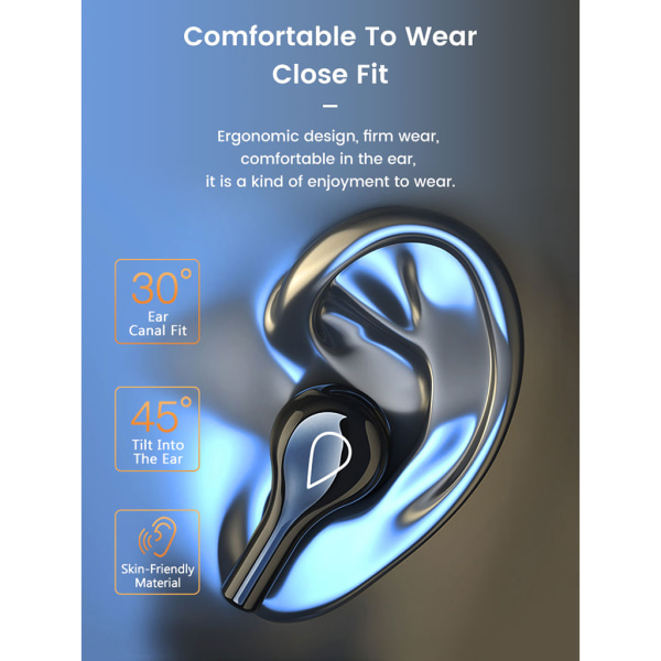 Bluetooth-kompatibla hörlurar Kompatibel ansluta till brusreducerande hörlurar Headset Bluetooth-kompatibla hörlurar