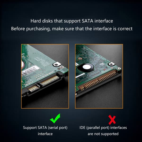 2,5 tuuman SATA USB3.0 -kotelo USB3.0 5Gbps SSD-kotelo