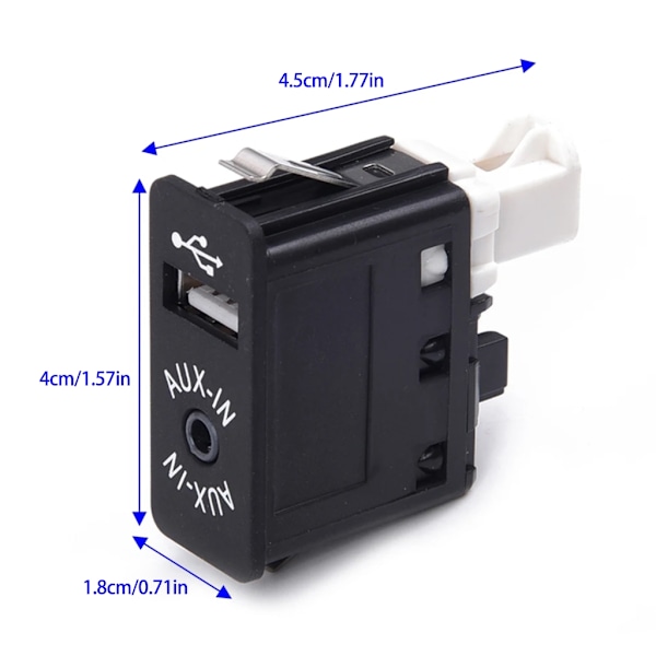 AUX In Stik Adapter Erstatning 84109237653 USB AUX Input Stik Kontakt