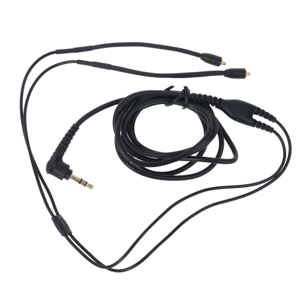 Löstagbar spelhörlurskabel 1,6 m 63 tum brusreducerande headset spelkabel ljud för SE215 SE315 SE425 SE53