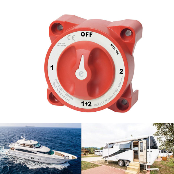 Marine Yacht Batteri Snabb Strömavstängningsbrytare Anslut Negativa Batterier Isolator Strömavbrottsskydd Anti-läckage
