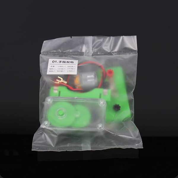 DIY Generator Motor Sæt STEM Fysik Legetøj Håndgenerator Motor Samlesæt